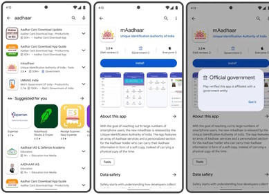 Google Play uvodi oznake za vladine aplikacije