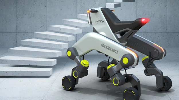 Suzukijev bizarni quad se penje stepenicama