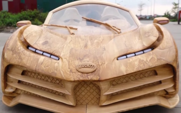 VIDEO: Drveni električni Bugatti nije od Rimca