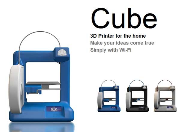 CUBE: 3D Wi-Fi printer "za po doma"