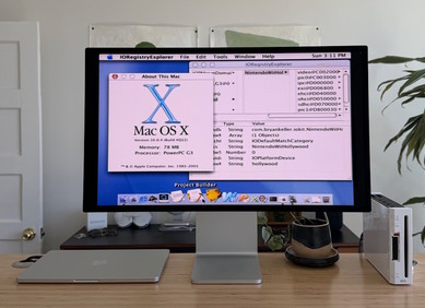 Mac OS X pokrenut na Wii konzoli Mac OS X pokrenut na Wii konzoli